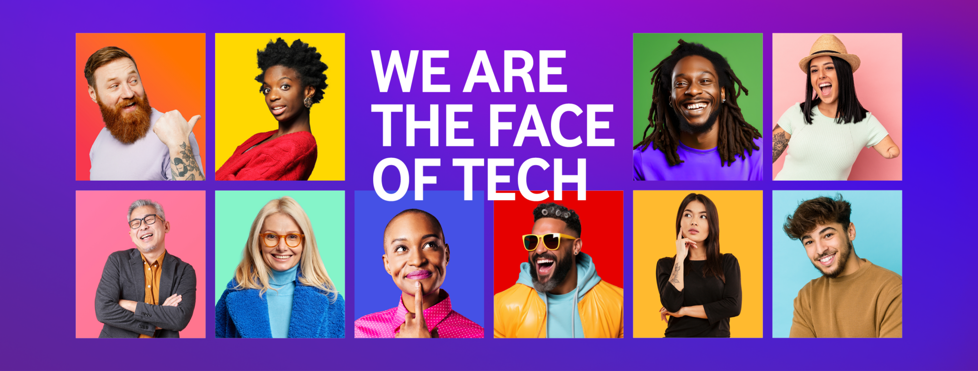 We are the face of tech. Change the face alliance hero image